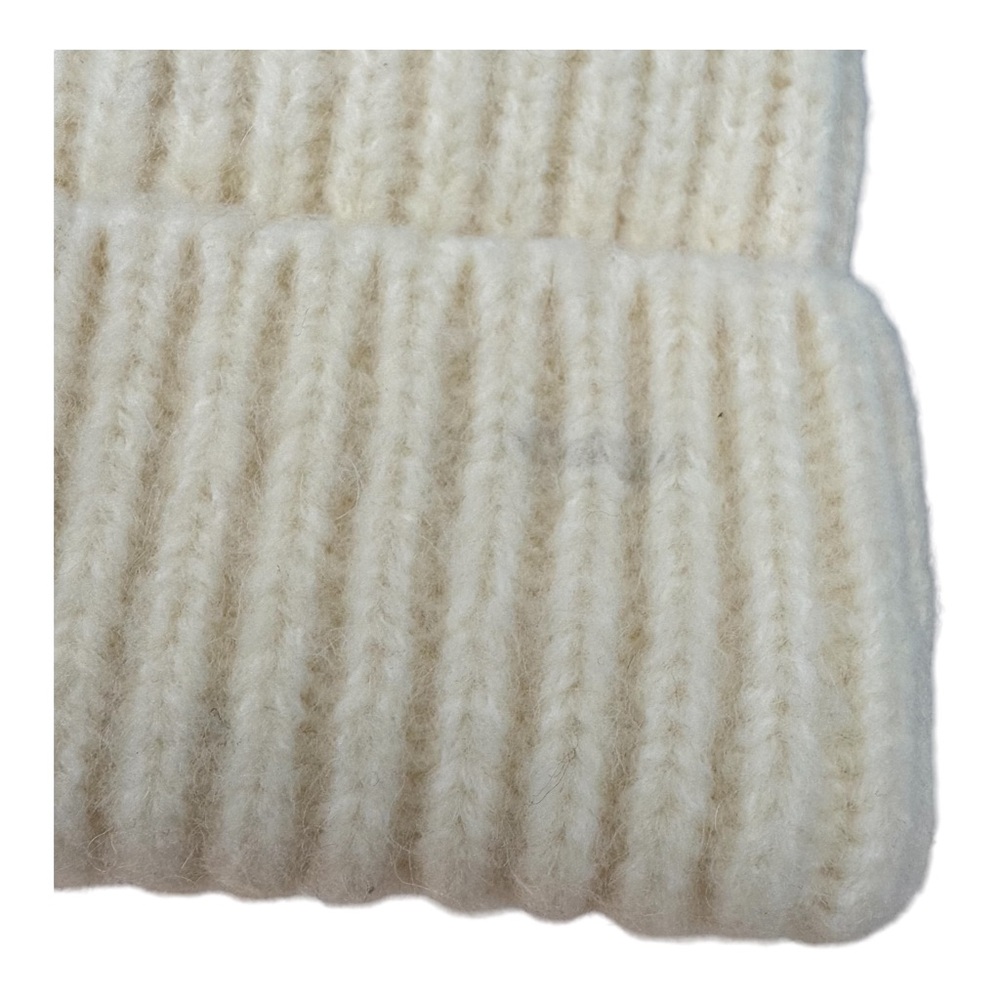 Jessica Simpson Pearl Knit Cuffed Beanie Hat. Ivory. NWT. FLAW. - Picture 6 of 9